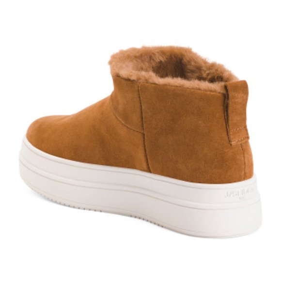 J Slides Waterproof Suede Cozy Sneaker Booties Brand New w/Tags (No Box) - Picture 2 of 6